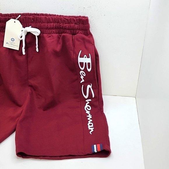 BEN SHERMAN SWEAT SHORTS MAROON COLOR - Picture 2 of 12